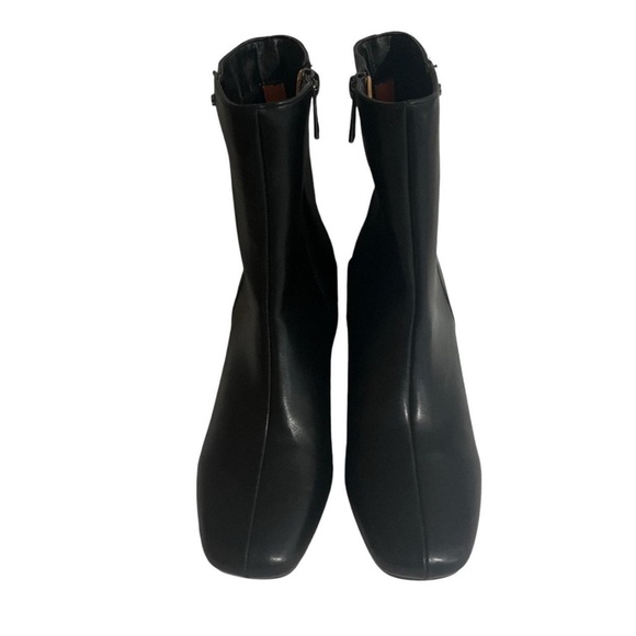 French Connection Toni Booties Black Ankle Boots - Picture 4 of 7